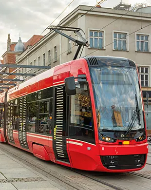 Lignes de tramway en surface